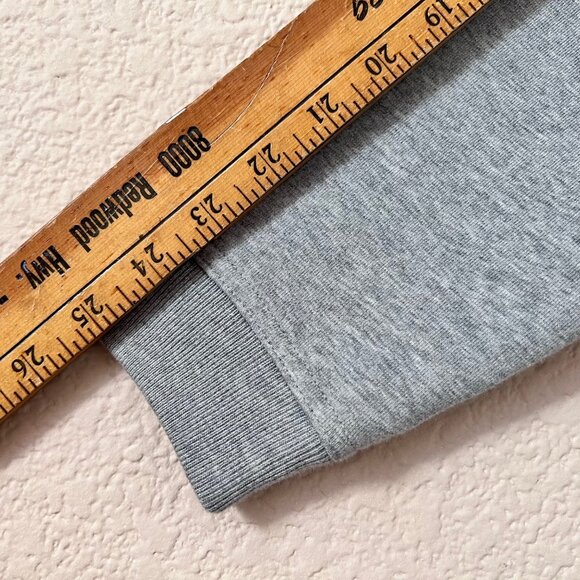 Public Rec Size M Men Gray Pima Cotton Cozy Comfort Preppy Golf 1/4 Zip Sweater - Picture 6 of 9